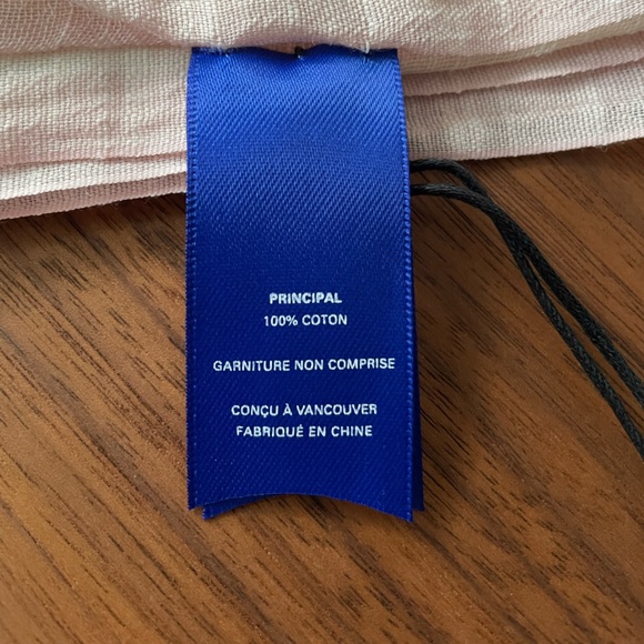 Kit and Ace Pink and White Striped Lightweight Cotton Scarf - Picture 7 of 9